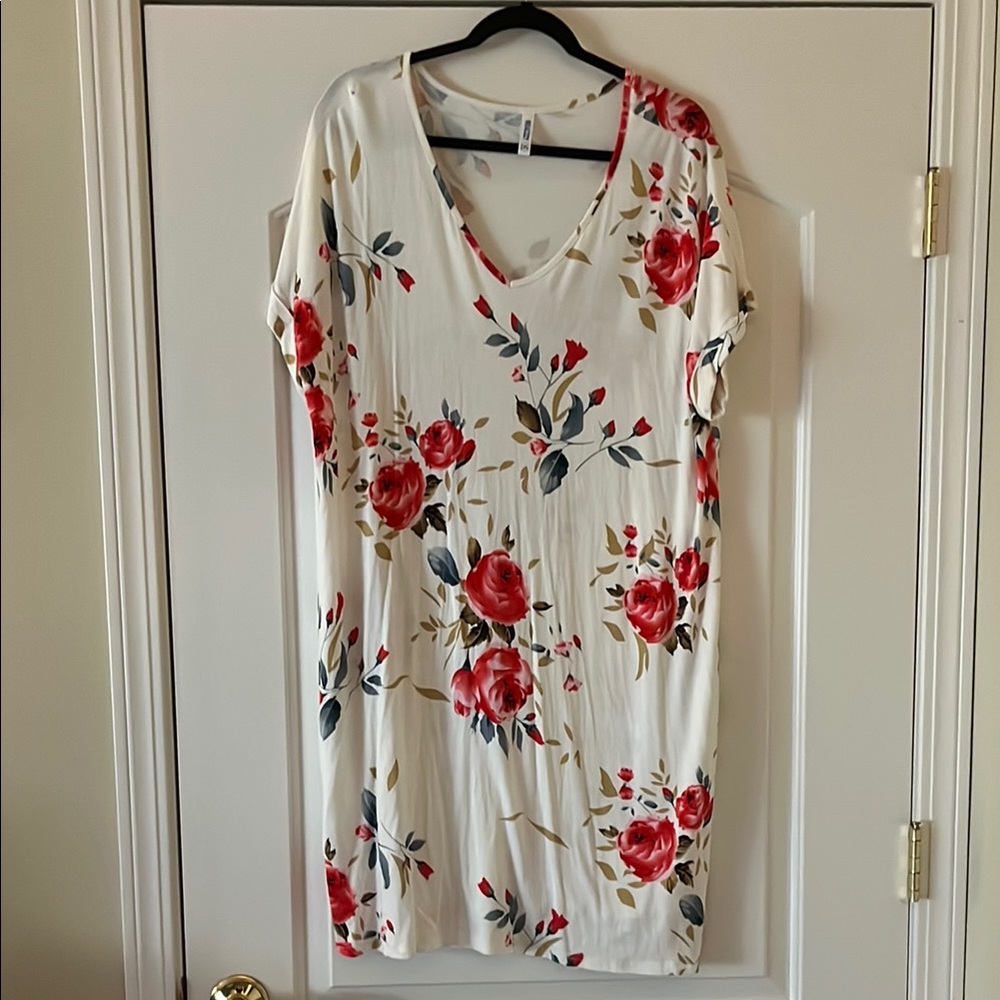 Floral V-Neck Dress